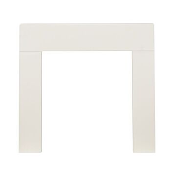 Adam Miami Mantelpiece In Pure White, 46 Inch