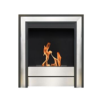 Acantha Argo Bio Ethanol Fire In Brushed Steel