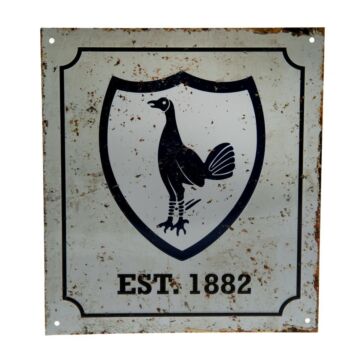 Tottenham Hotspur Fc Retro Logo Sign