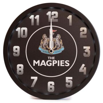 Newcastle United Fc Led Magpies Wall Clock