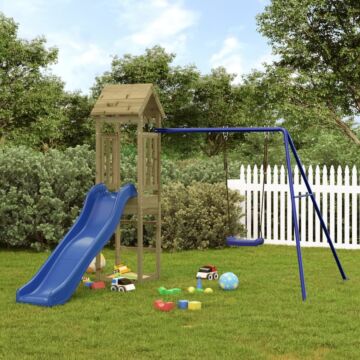 Vidaxl Outdoor Playset Impregnated Wood Pine