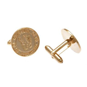 Chelsea Fc Gold Plated Cufflinks