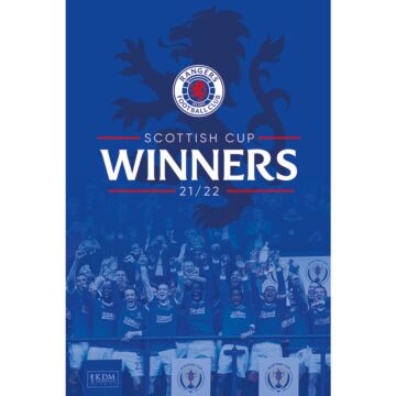 Rangers Fc Poster Scottish Cup Winners 13