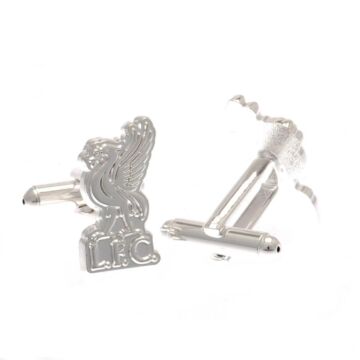 Liverpool Fc Silver Plated Formed Liverbird Cufflinks