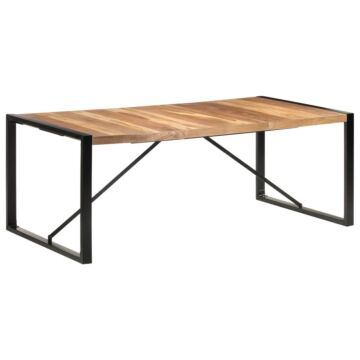 Vidaxl Dining Table 200x100x75 Cm Solid Wood With Sheesham Finish