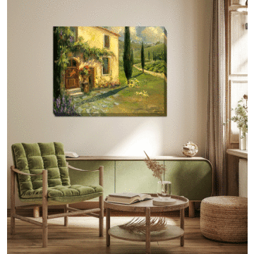 Scenic Italy Iv By Allayn Stevens - Wrapped Canvas