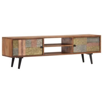 Vidaxl Tv Cabinet 140x30x40 Cm Solid Acacia Wood