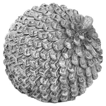 Large Silver Pine Cone