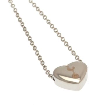 Tottenham Hotspur Fc Stainless Steel Heart Necklace