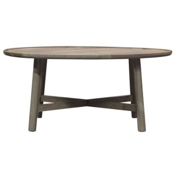 Kingham Round Coffee Table Grey 900x900x400mm