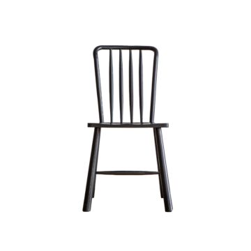 Wycombe Dining Chair Black 450x455x920mm (2pk)