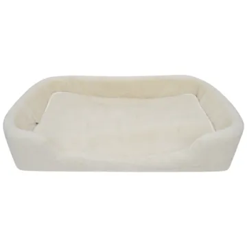 Merino Wool Large Pet Bed - Natural (white)