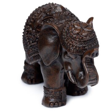Peace Of The East Brushed Wood Effect Elephant