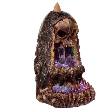 Fantasy Led Backflow Incense Burner - Crystal Skull