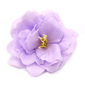 Craft Soap Flowers - Small Peony - Purple - Pack Of 10