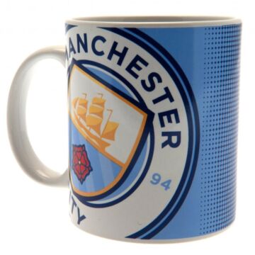 Manchester City Fc Halftone Mug