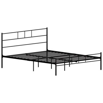 Dorset Bed 5ft King Size, Black