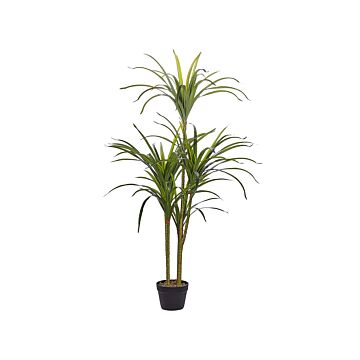 Artificial Potted Dracaena Green Synthetic Material 147 Cm Decorative Indoor Accessory Beliani