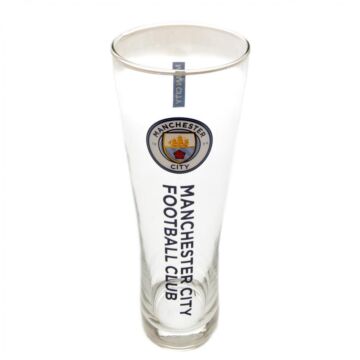 Manchester City Fc Tall Beer Glass