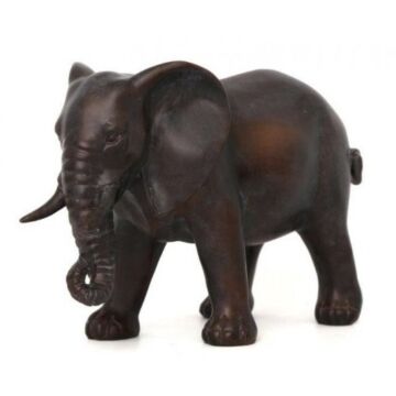Bronzed Elephant Ornament