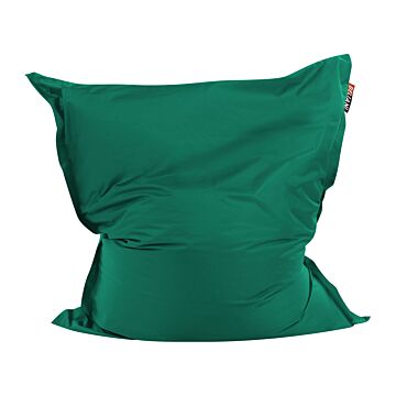 Large Bean Bag Green Lounger Zip Giant Beanbag Beliani