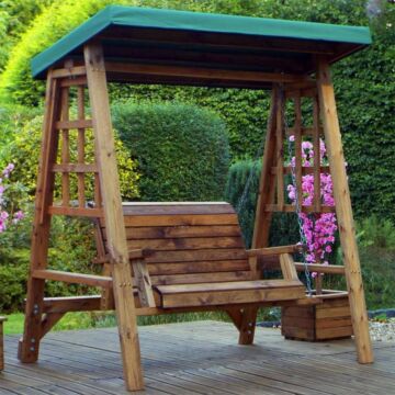 Dorset Two Seat Swing - Green