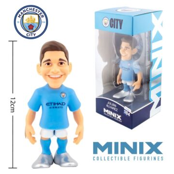 Manchester City Fc Minix Figure 12cm Alvarez