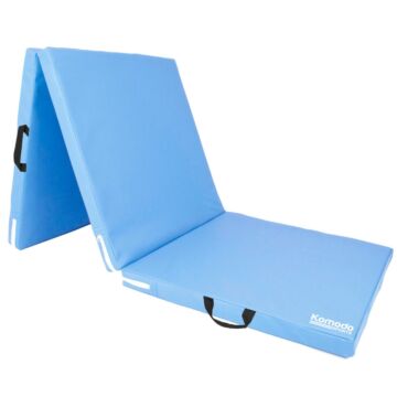 Komodo Tri Folding Yoga Mat - Light Blue