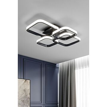 Contemporary Led Semi Flush Ceiling Light