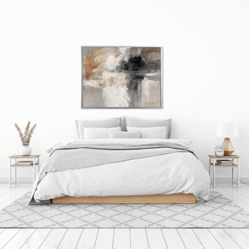 Neutral Wings By Silvia Vassileva - Framed Canvas