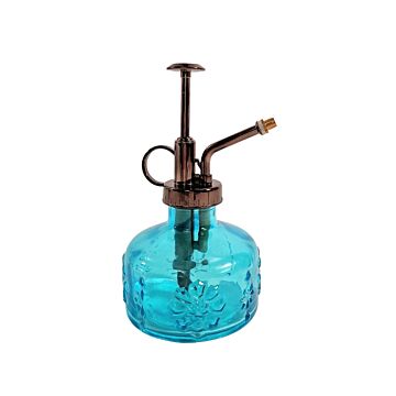 8.7x15cm Glass Water Spray Blue