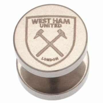 West Ham United Fc Stainless Steel Stud Earring