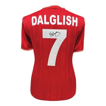 Liverpool Fc 1986 Dalglish Signed Shirt