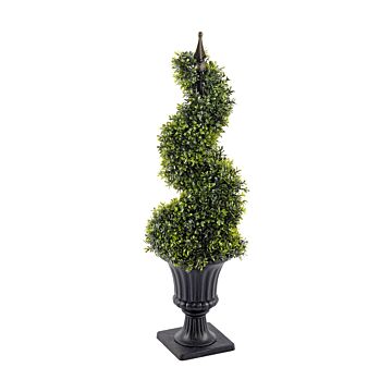 Boxwood Spiral Topiary With Pot 90cm