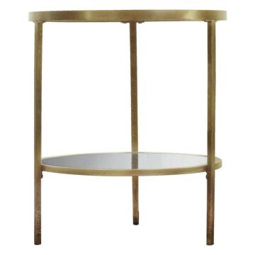 Hudson Side Table Champagne 500x500x600mm