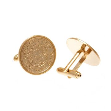 Leicester City Fc Gold Plated Cufflinks