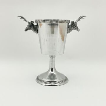 46cm Nickel Plated Stag Champagne Bucket