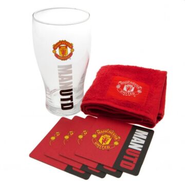 Manchester United Fc Wordmark Mini Bar Set