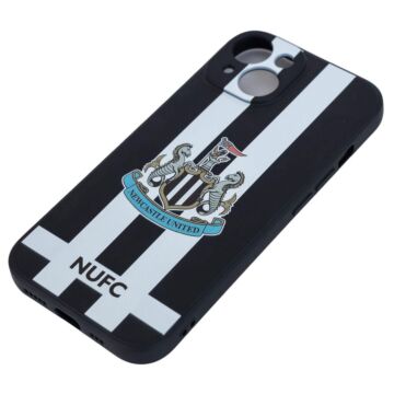 Newcastle United Fc Iphone 14 Striped Silicone Case