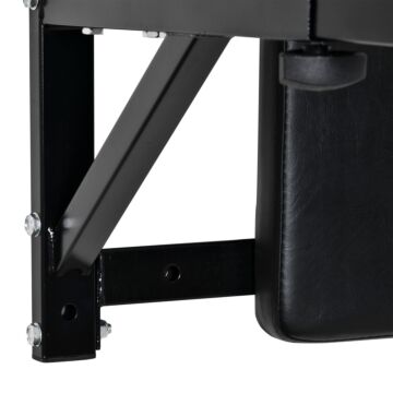 Homcom Wall Mounted Dip Station Rack-black