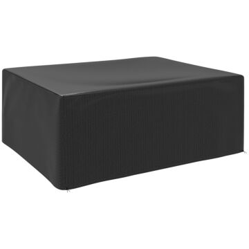 Outsunny Garden Furniture Cover, Waterproof Anti-uv Large Protective Patio Set Covers, 235 X 190 X 90cm, Black
