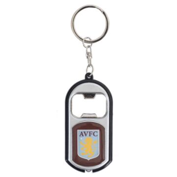 Aston Villa Fc Keyring Torch Bottle Opener