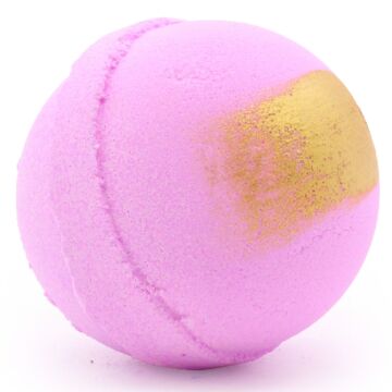 Jumbo Bath Bomb - Pink Charlotte - Half Ico - Haf Round