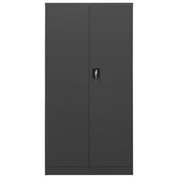 Vidaxl Locker Cabinet Anthracite 90x40x180 Cm Steel