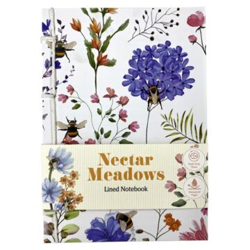 Stone Paper A5 Lined Notebook - Nectar Meadows
