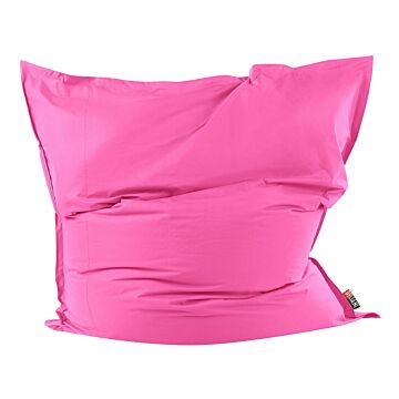 Cover For Large Bean Bag Pink Nylon 180 X 230 Cm Lounger With Zip Velcro Giant Beanbag Beliani