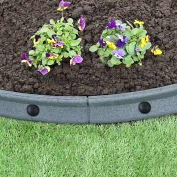 Flexible Lawn Edging Grey 1.2m X 12