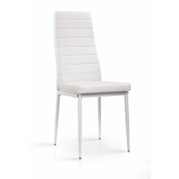 Pearl Pu Chairs White With White Legs (6s)