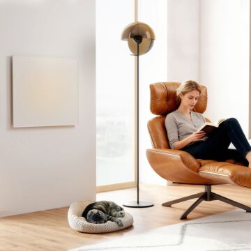 Homcom Wifi Smart Electric Heater, Far Infrared, Wall Mounted - 400w