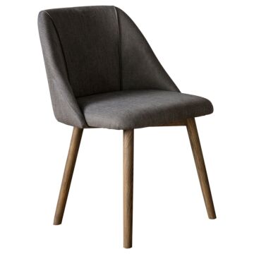 Elliot Dining Chair Slate Grey (2pk) 570x610x840mm